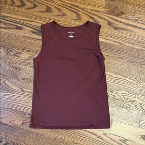 EUC MM Lafleur Rich Maroon Paige Tank Top; M